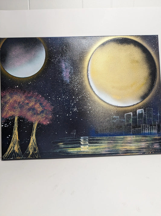 Galactic Redwoods Spray Painting BandoClub