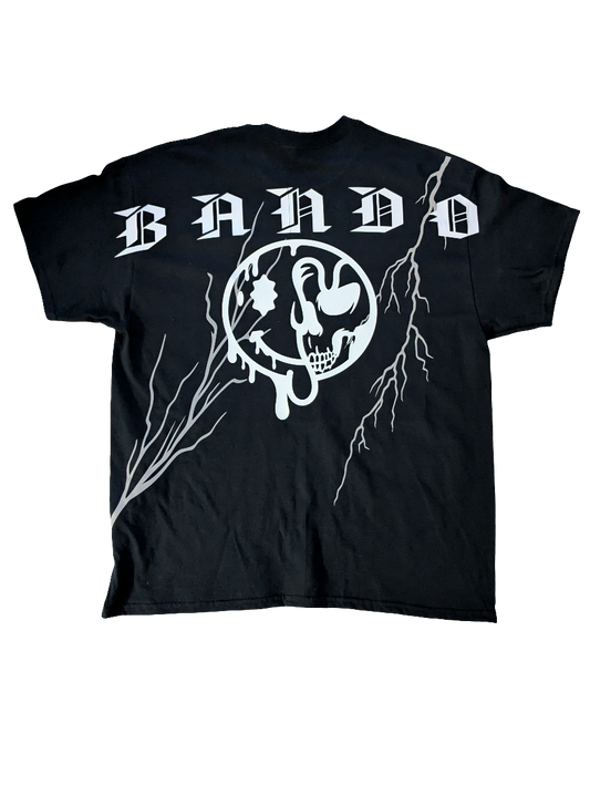 (Pre-Order 4 Weeks) "Static" Lightning Bando Black Tee