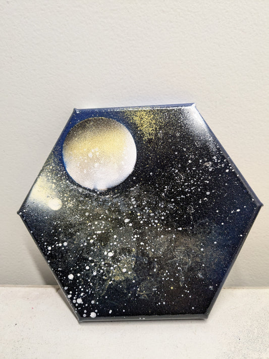1 Of 8 Hexagon Spray Painting